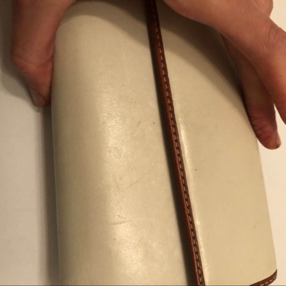 Coach brown and white leather wallet - Picture 4 of 13